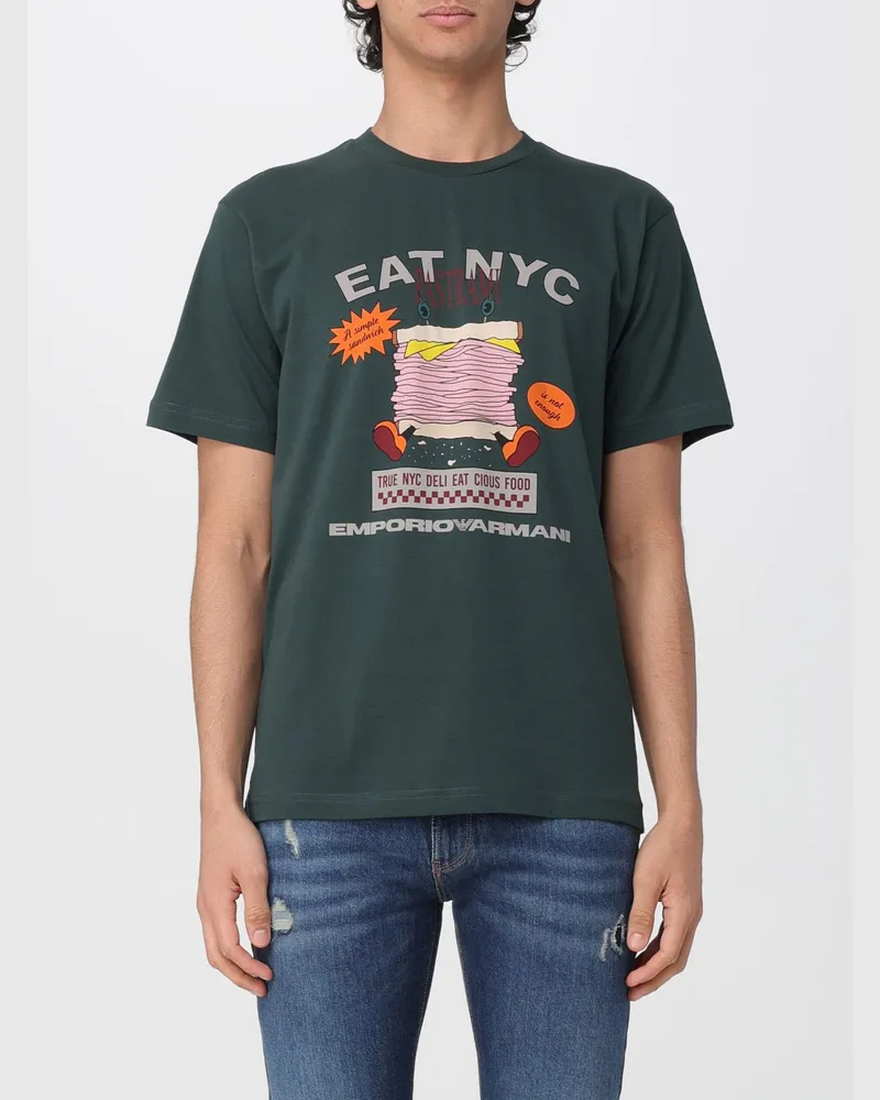 Emporio Armani T-shirt herren Grün