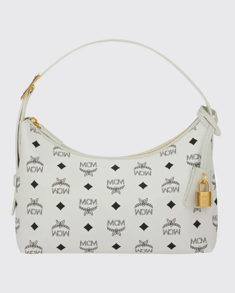 MCM Schultertasche damen Weiß
