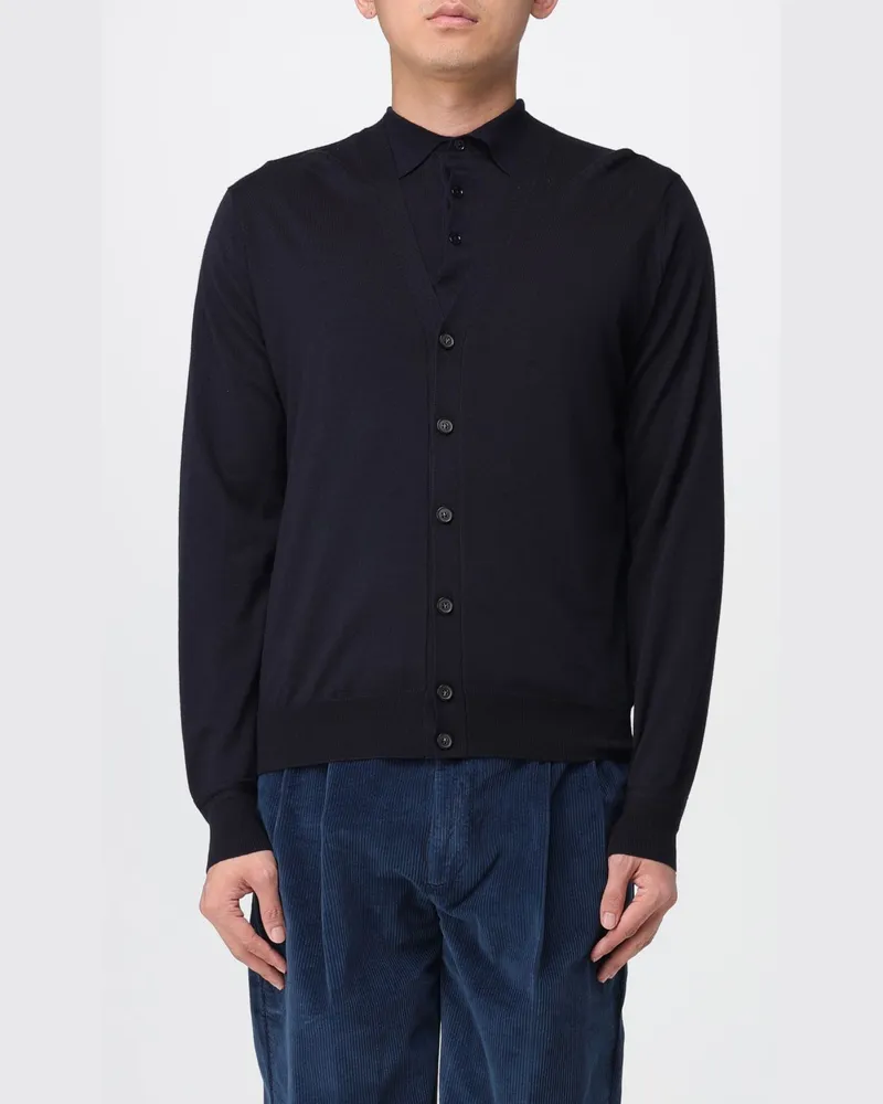 PT TORINO Strickjacke herren Blau