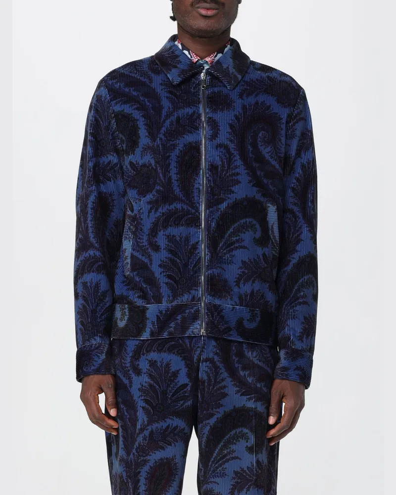 Etro Jacke herren Blau
