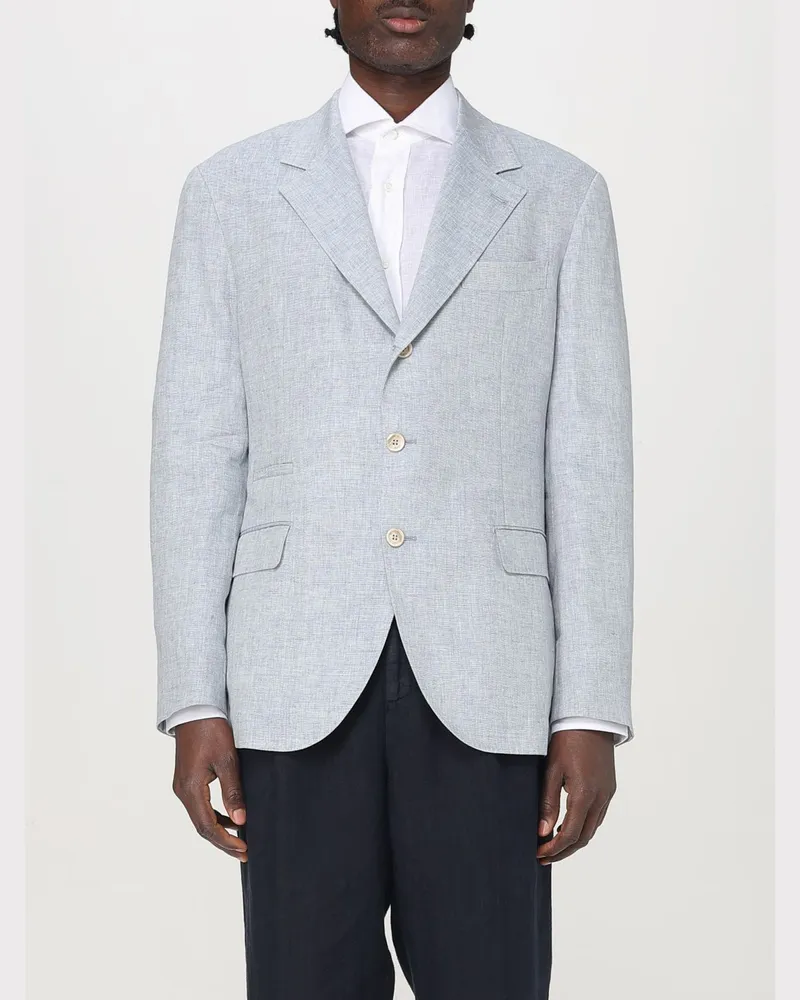 Brunello Cucinelli Blazer herren Hellblau