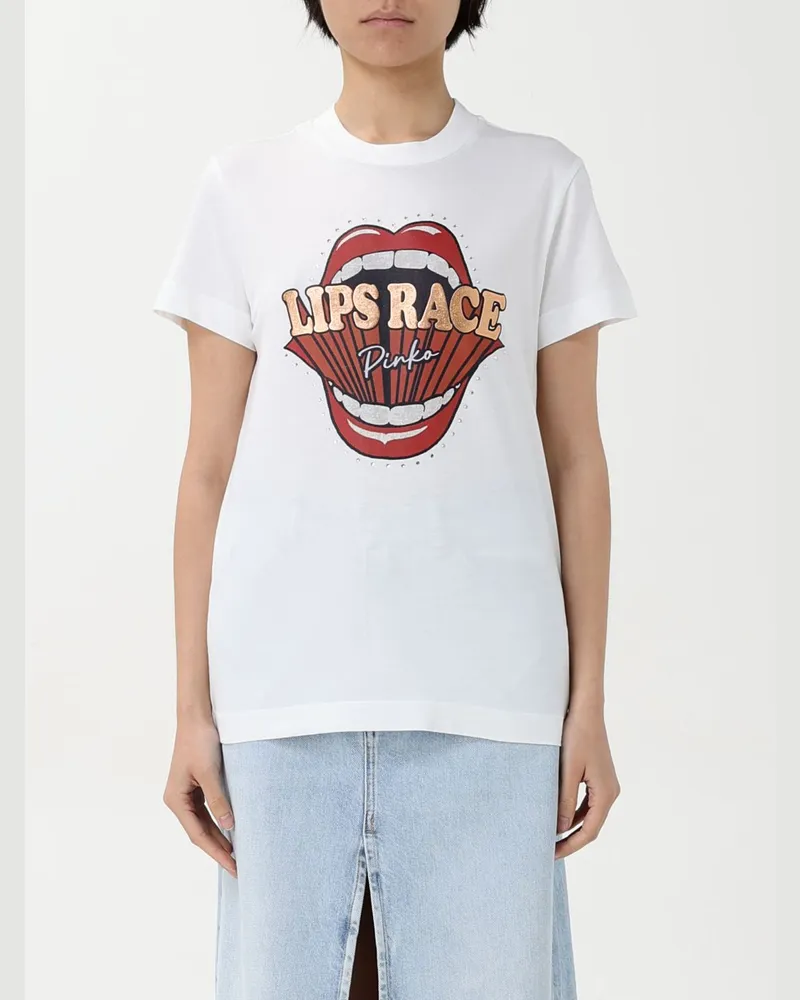 Pinko T-shirt damen Weiß