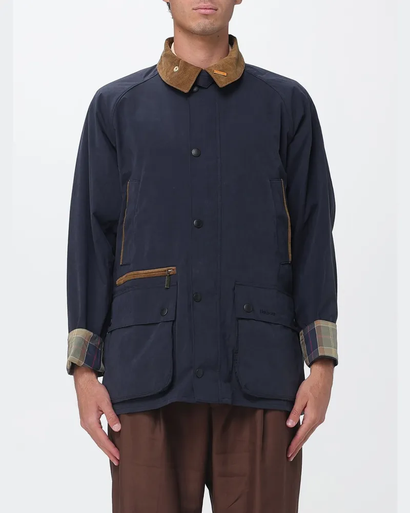 Barbour Bedale Icons Jacke aus Baumwollmischung Navy