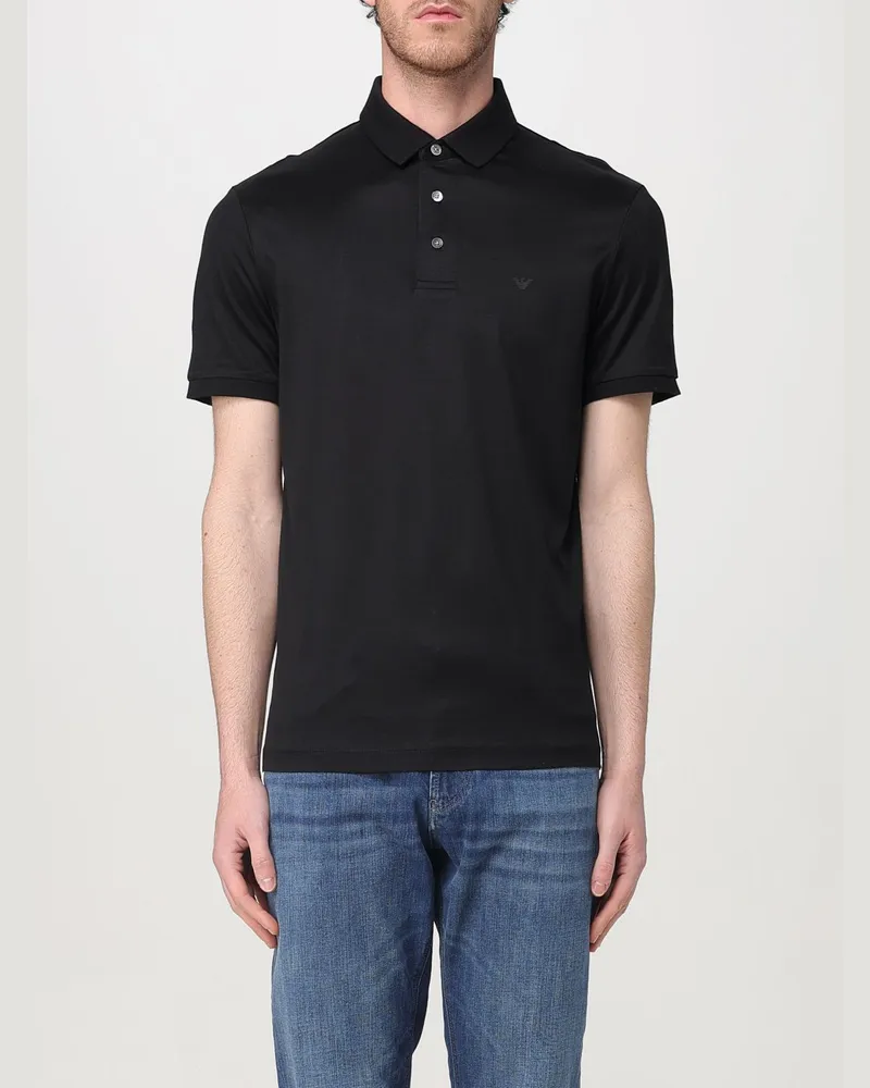 Emporio Armani Polo herren Schwarz