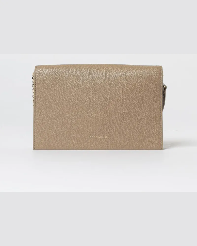 Coccinelle Schultertasche damen Beige