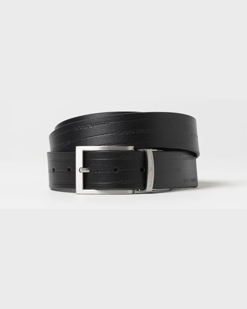 Emporio Armani Grtel herren Schwarz