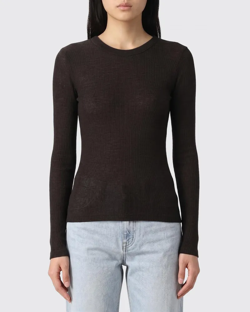 J.W.Anderson Rundhals-Top aus Modal Charcoal