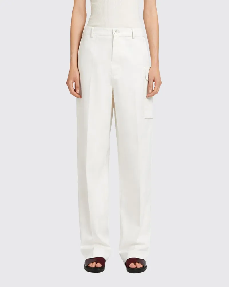 Marni Hose damen Weiß