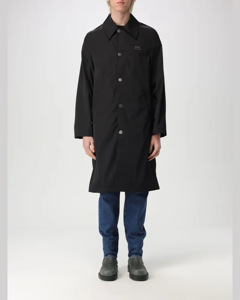 AMI Paris Trenchcoat herren Schwarz