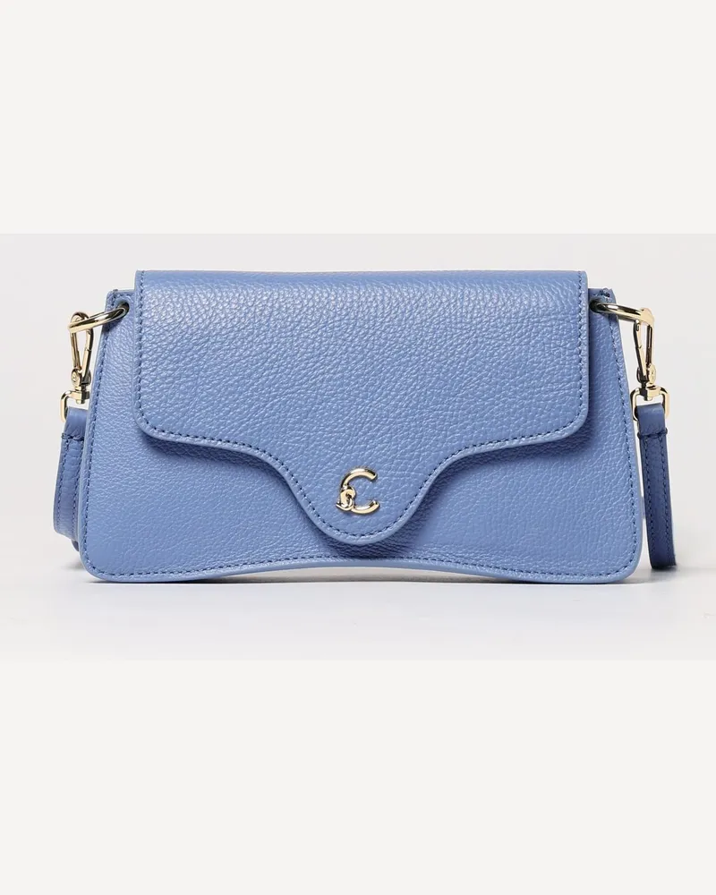 Coccinelle Schultertasche damen Hellblau