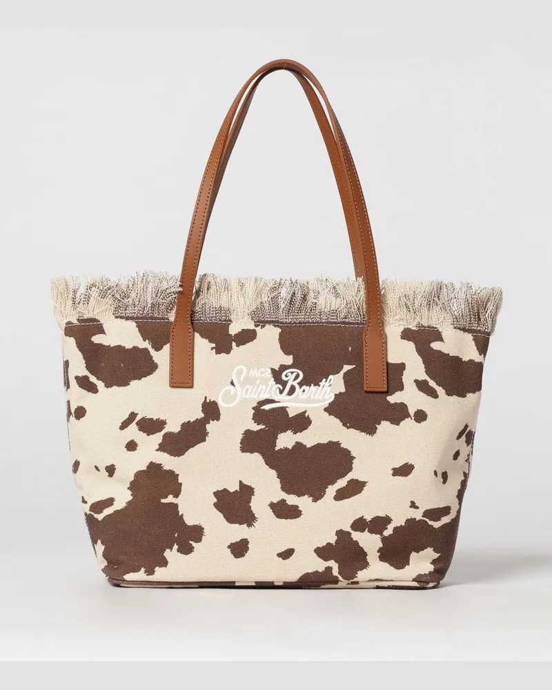 MC2 Saint Barth Baumwolltasche mit gesticktem Logo Bunt