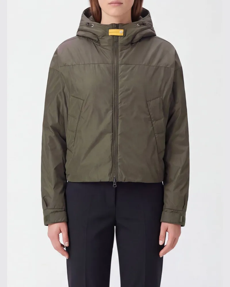 Parajumpers Kurze Windjacke aus Polyester mit Kapuze Grün