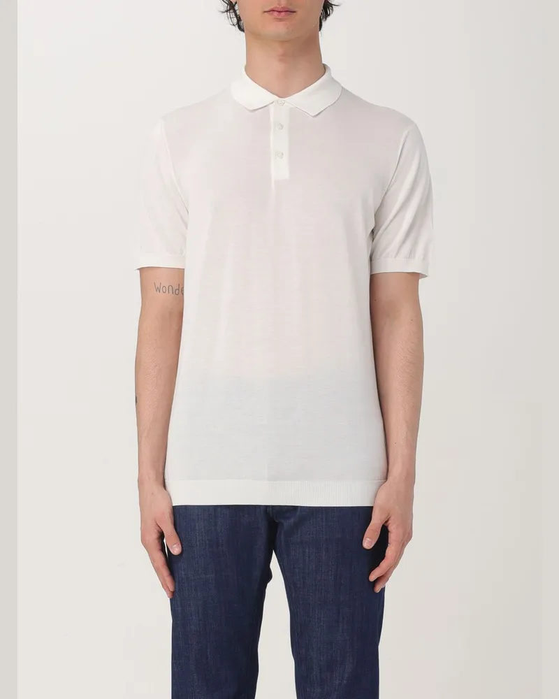 Drumohr  Polo herren Milch