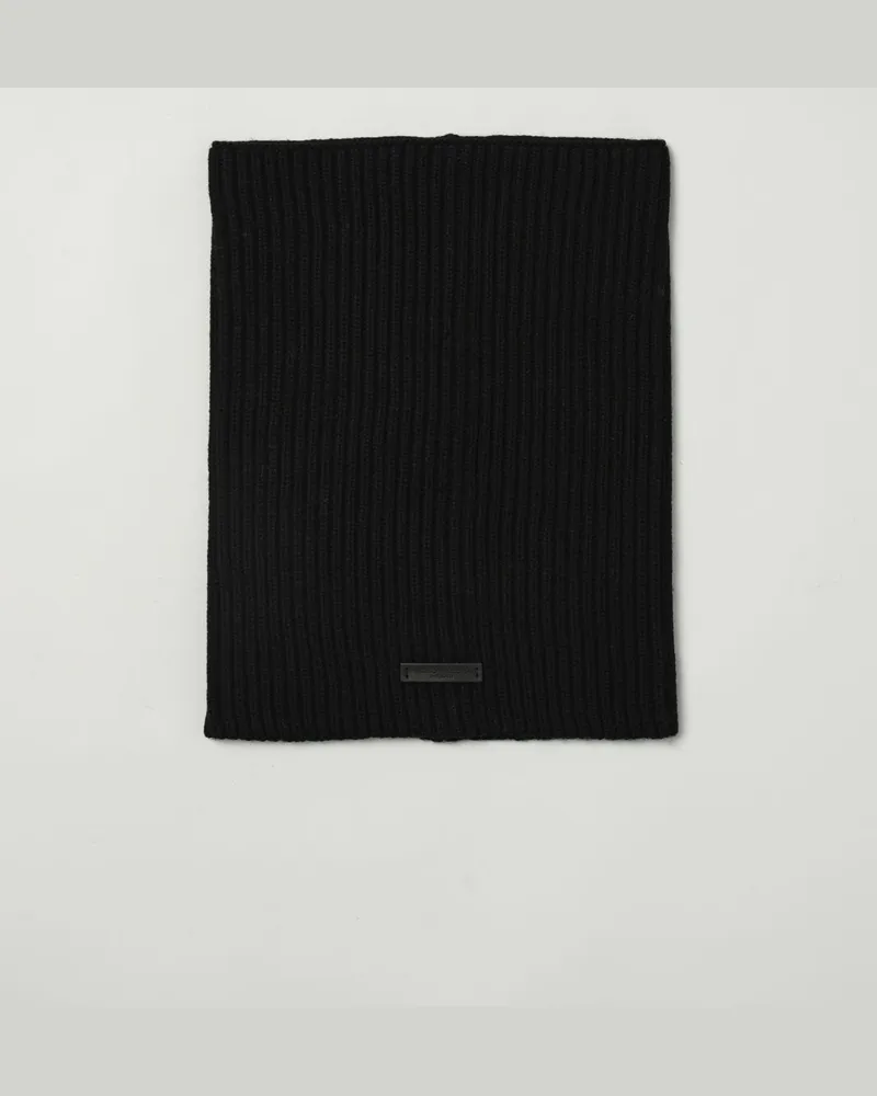 Paolo Pecora Milano Schal herren Schwarz