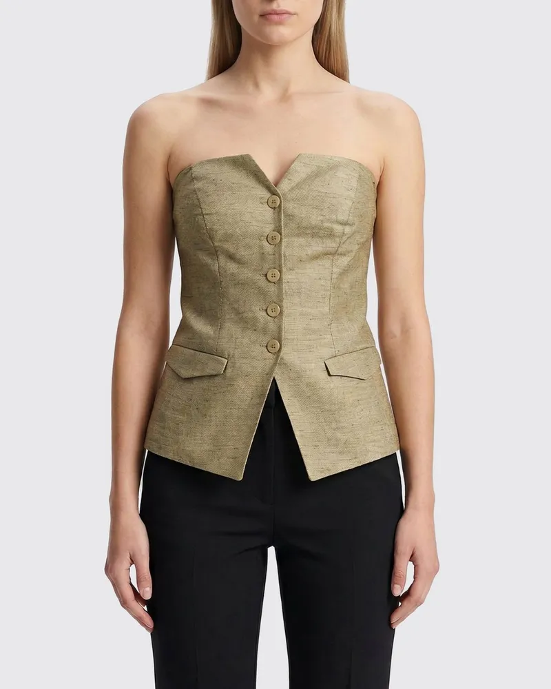 forte_forte Top damen Gold