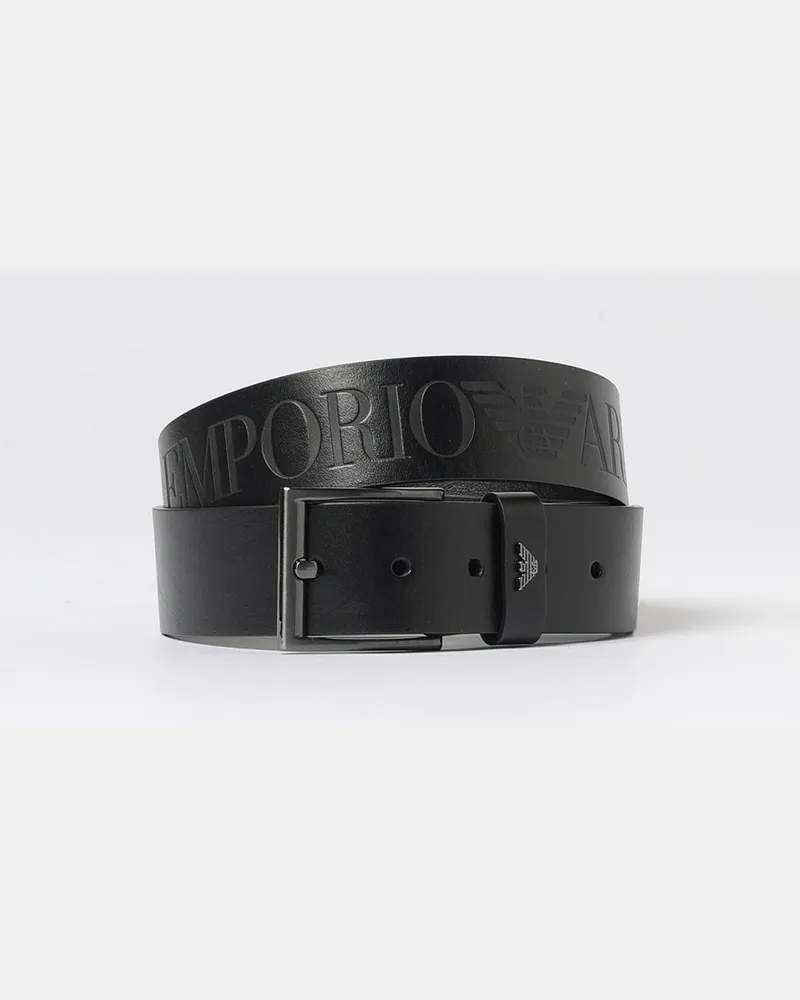 Emporio Armani Grtel herren Schwarz