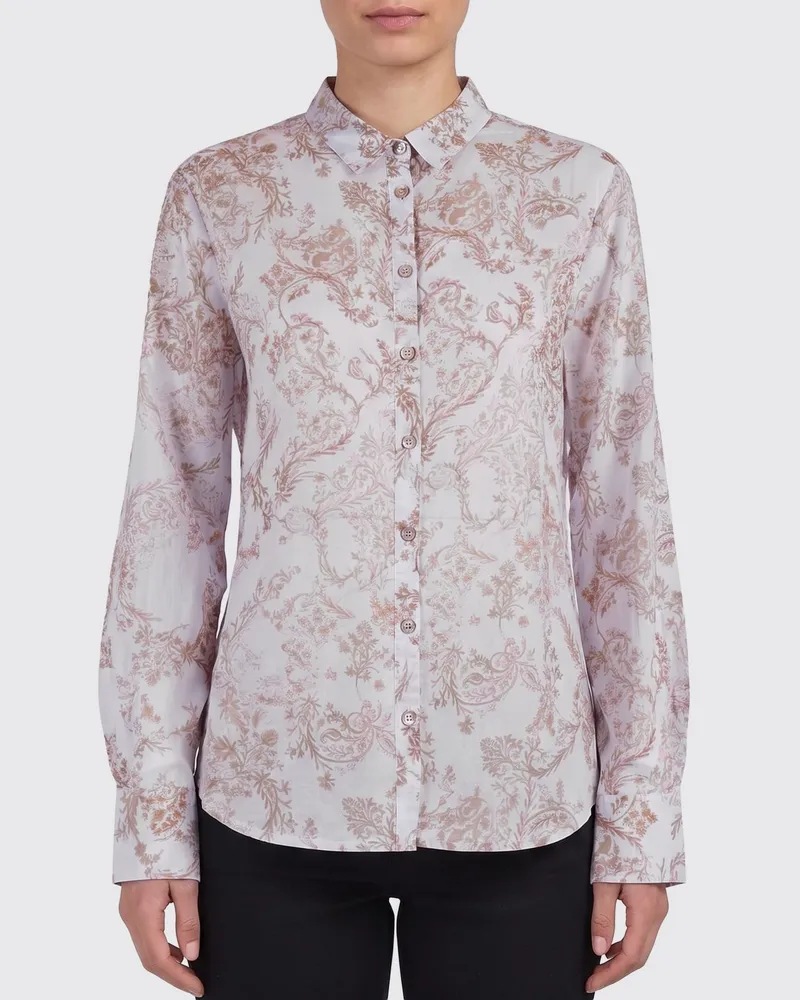 forte_forte Hemdbluse damen Violett