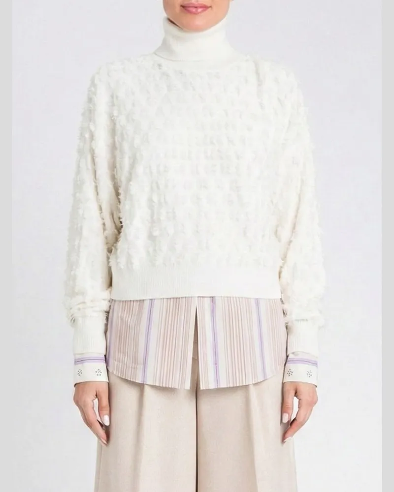 Twin-Set Pullover damen Weiß