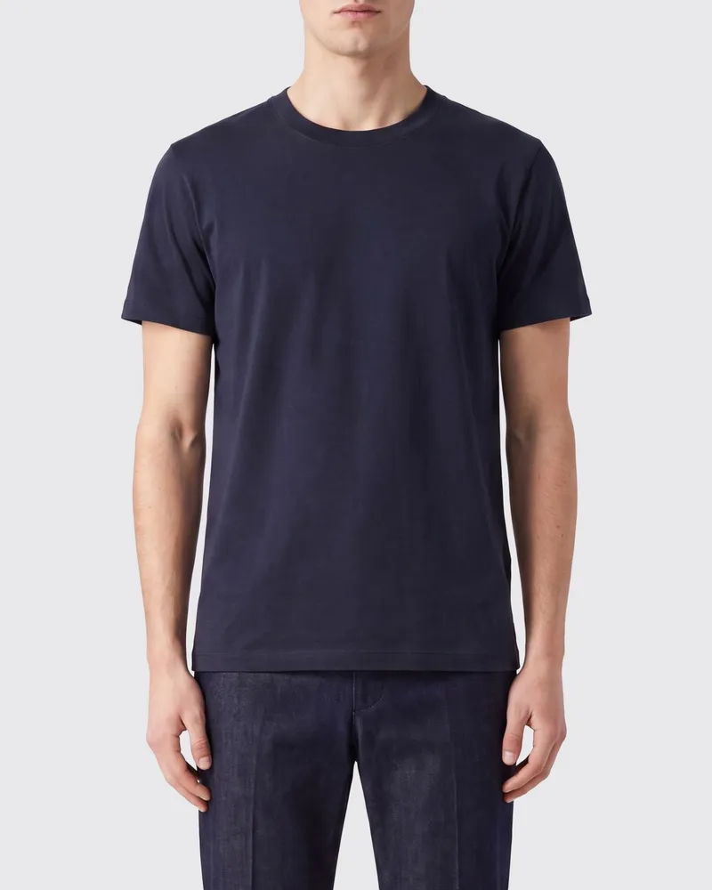 Tom Ford T-Shirt mit Rundhalsausschnitt aus Lyocell- und Baumwollmischung Schwarz