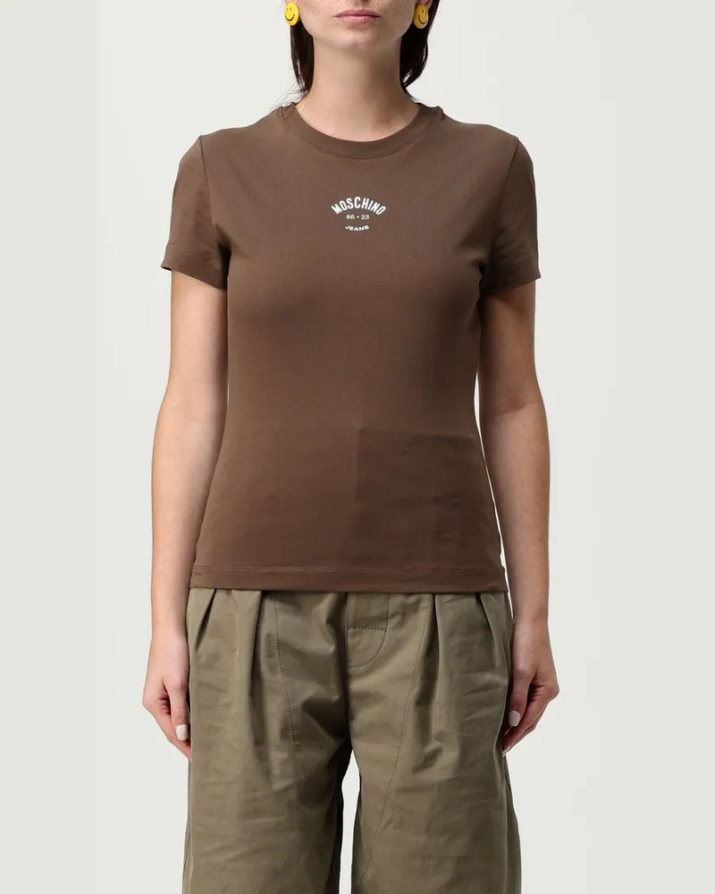 Moschino T-shirt damen Grau