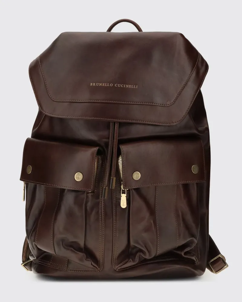 Brunello Cucinelli Tasche herren Burgunderrot