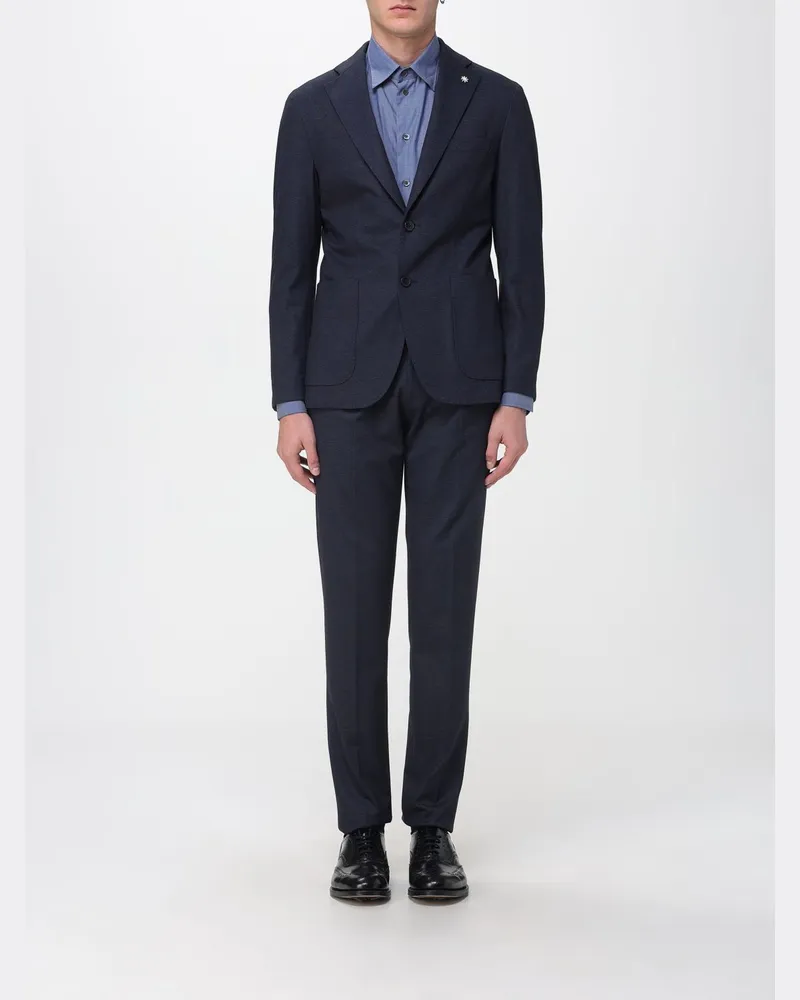 Manuel Ritz Anzug herren Blau