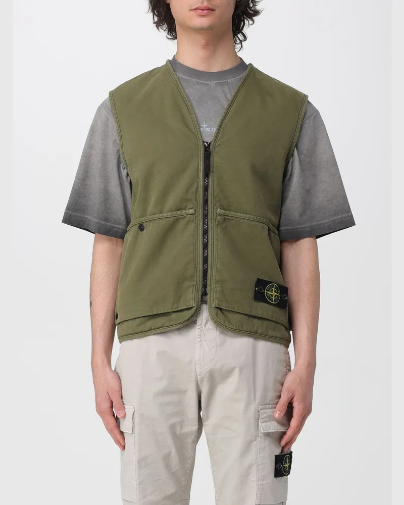 Stone Island Weste herren Military