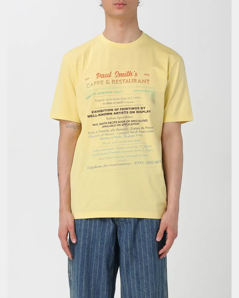 Paul Smith T-shirt herren Gelb