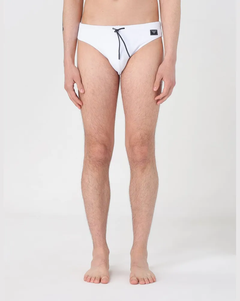 Emporio Armani Bademode herren Weiß