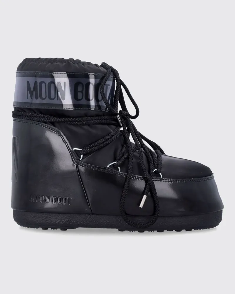Moon Boot Flache stiefeletten damen Schwarz