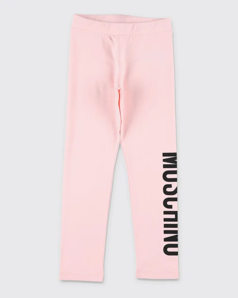 Moschino Baumwoll-Jogginghose mit Logo Pink