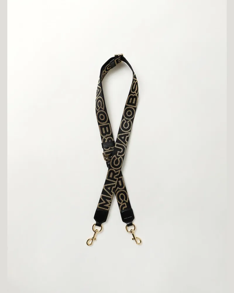 Marc Jacobs Umhängetasche aus Jacquard-Logostoff Schwarz