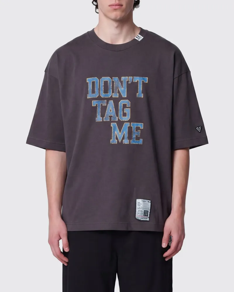 MIHARAYASUHIRO Baumwoll-T-Shirt mit Logo Schwarz