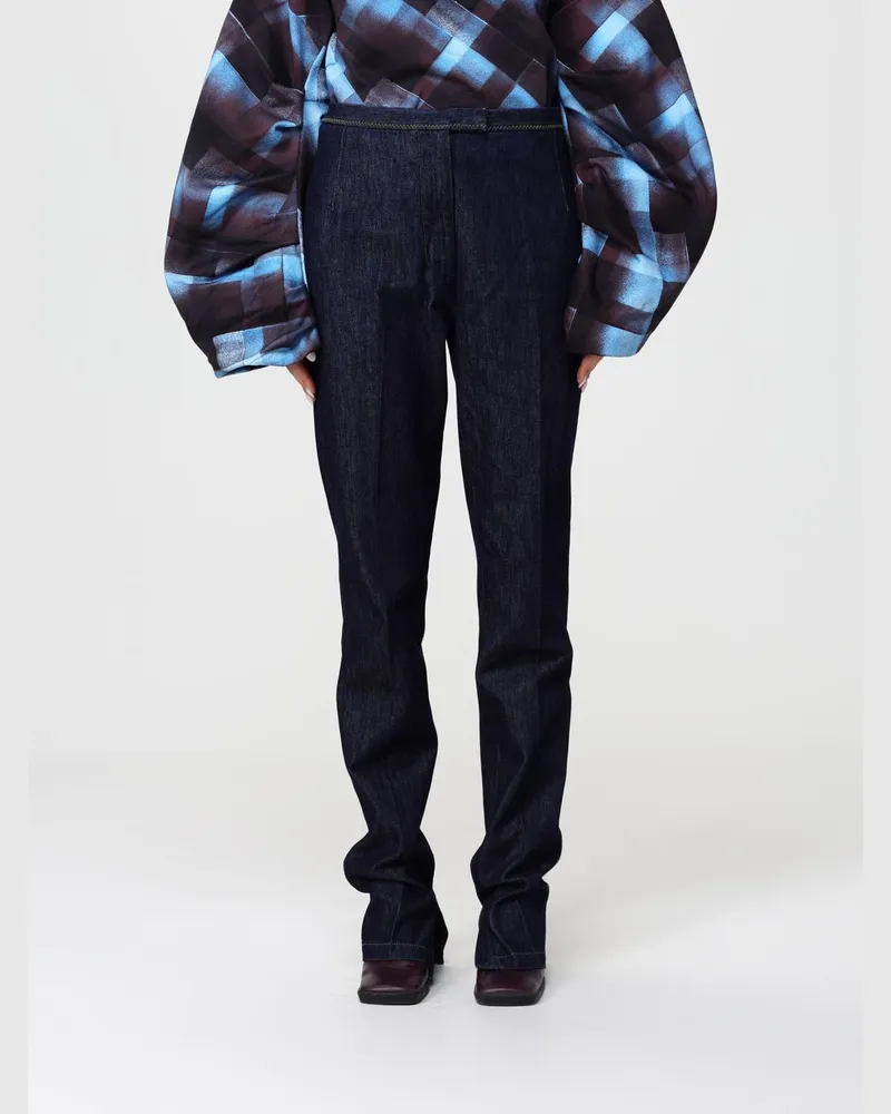 Dries van Noten Hose damen Indigo