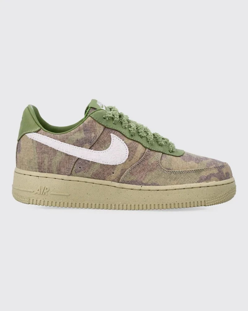 Nike Air Force 1 Sneaker aus Canvas und Leder mit Camouflage-Print und Logo Military