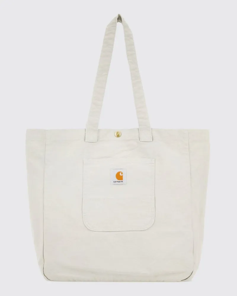 Carhartt WIP Bayfield Tote-Bag aus Bio-Baumwolle mit doppeltem Griff und Logo Grau