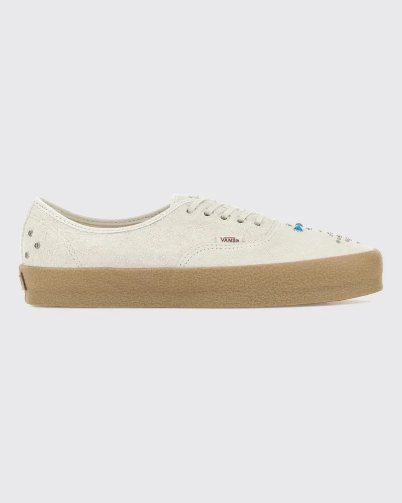 Vans LX Authentic 44 Sneakers aus Baumwoll-Canvas mit Blumenmuster Weiß