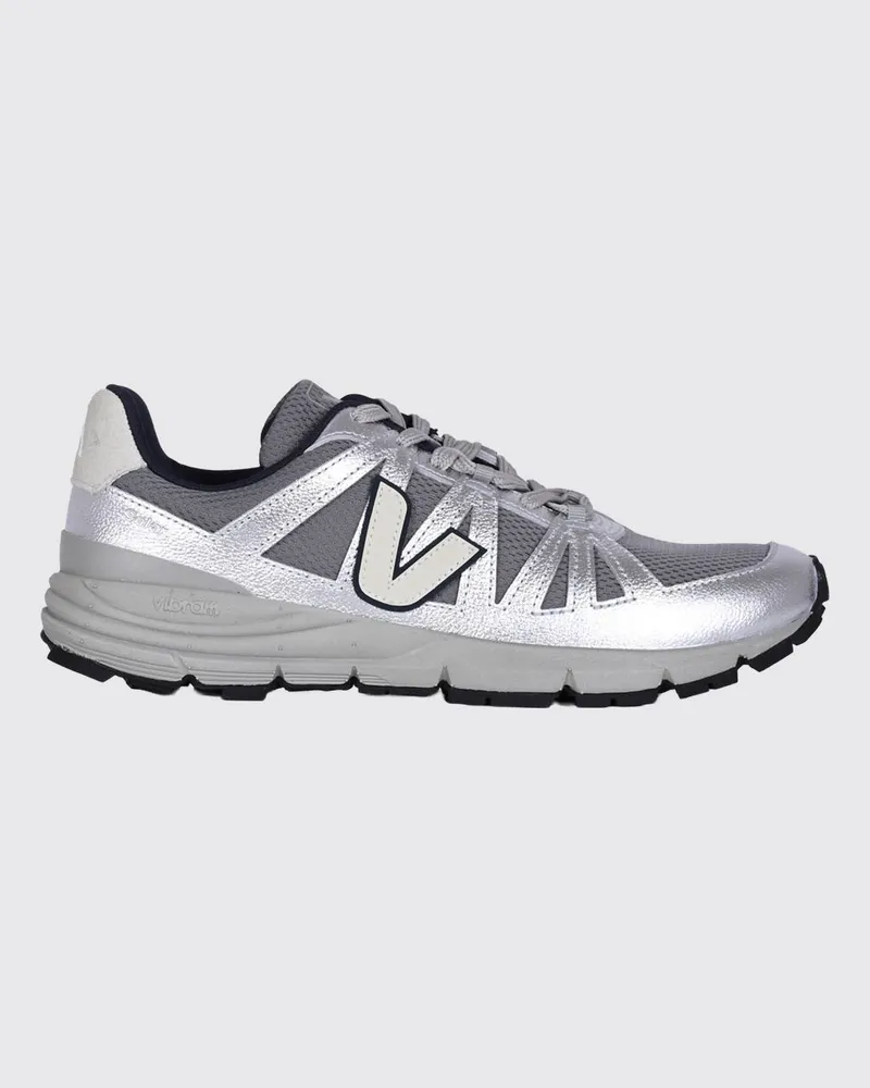 VEJA Alveomesh-Sneaker mit Vibram-Sohle und Kontrast-Logo Silber