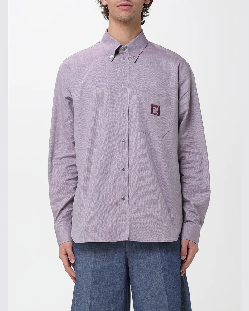 Fendi Hemd herren Violett