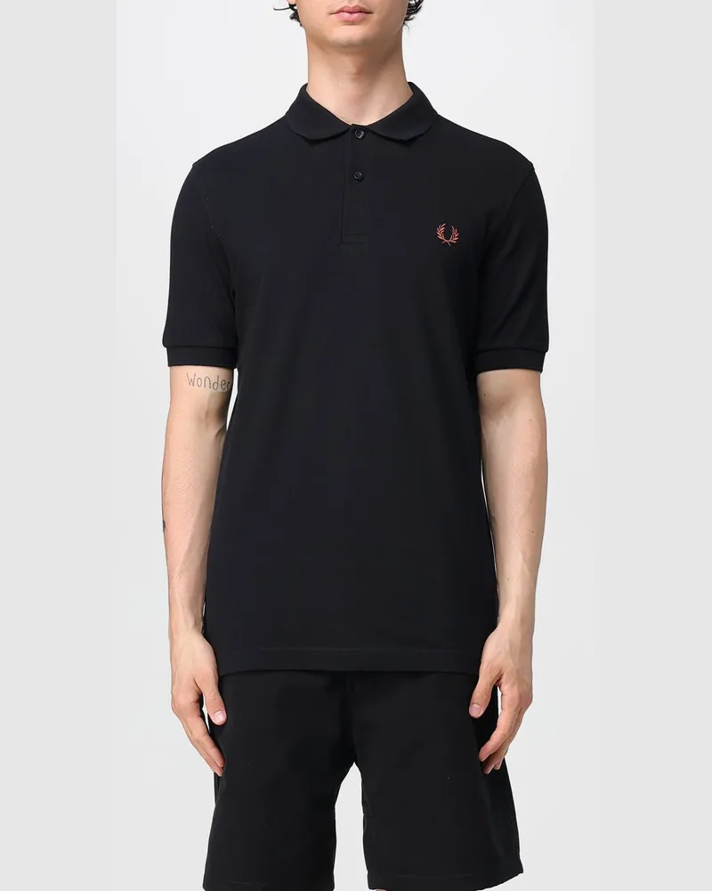 Fred Perry Polo herren Schwarz