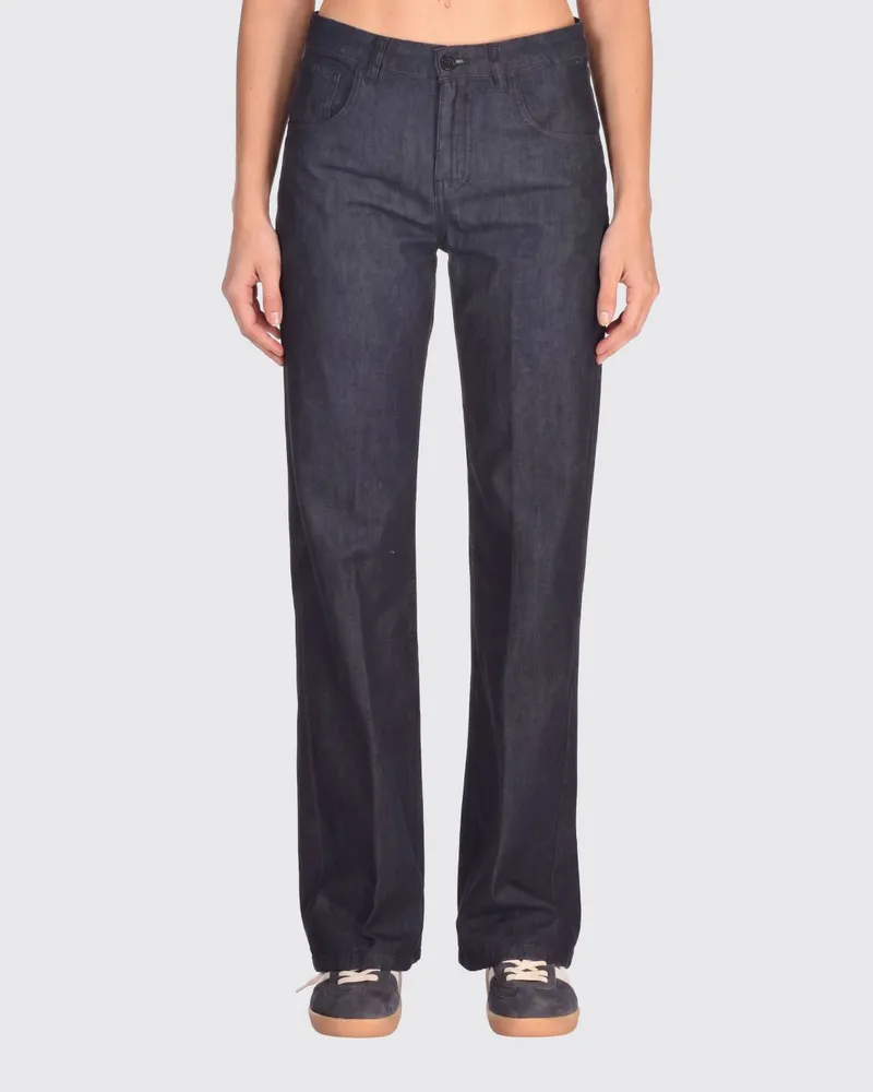 ASPESI Straight Jeans aus Denim Schwarz