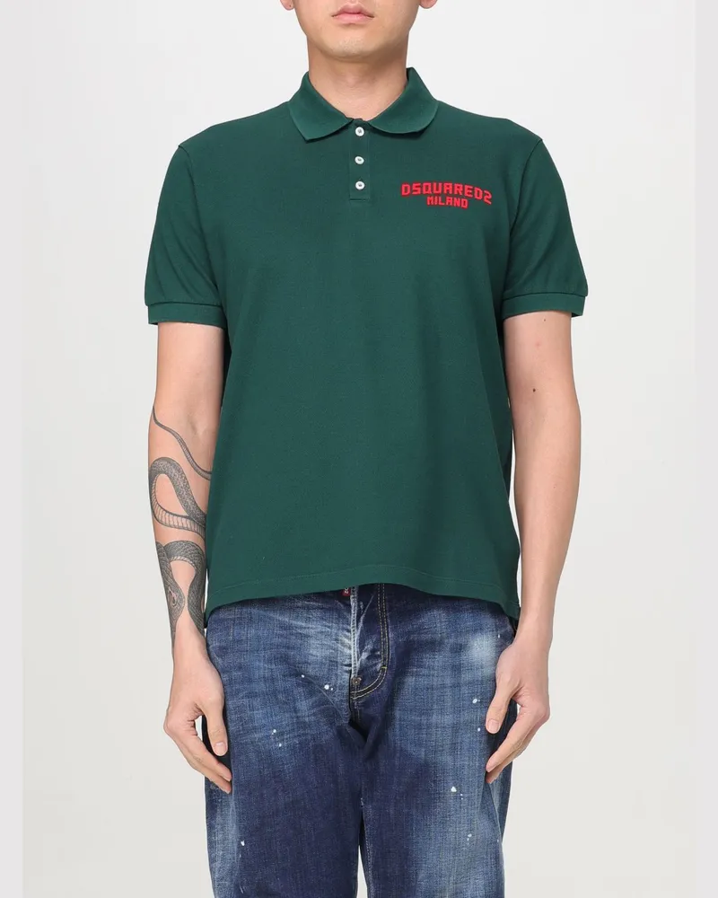 Dsquared2 Polo herren Grün