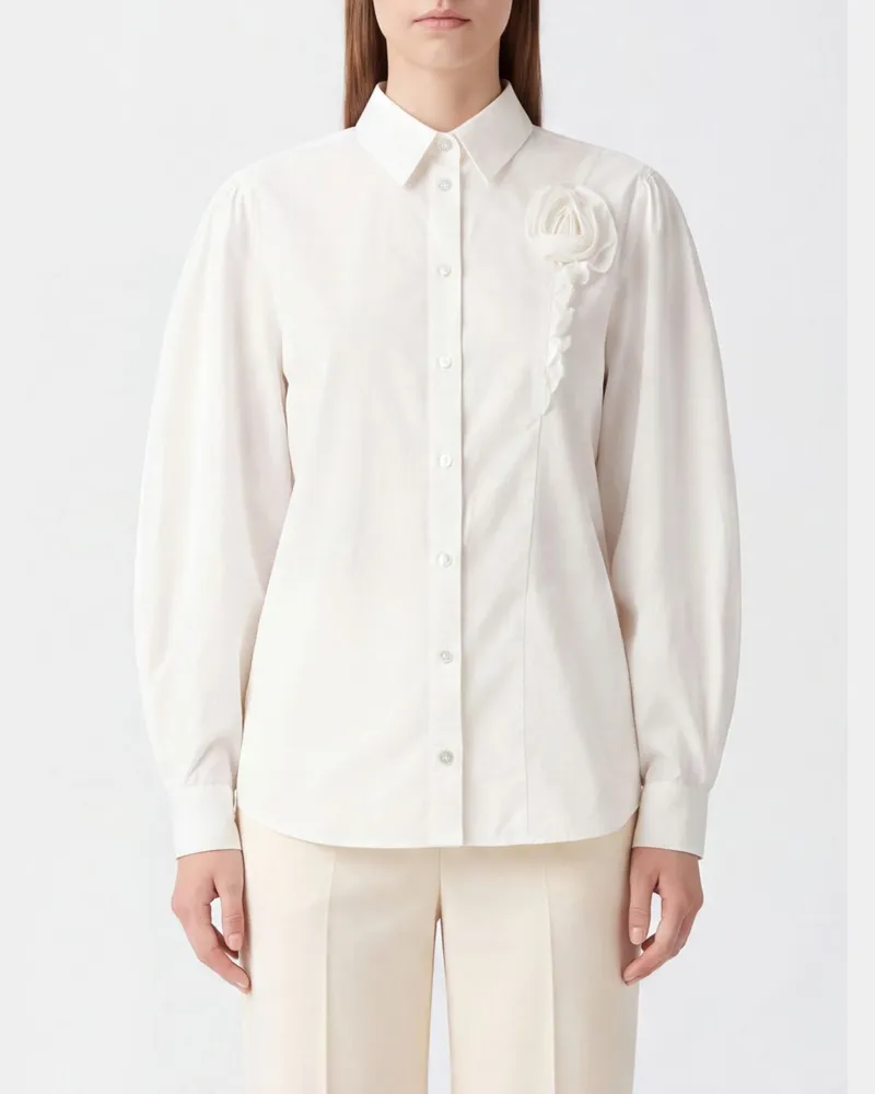 ROTATE Birger Christensen Hemdbluse damen Weiß
