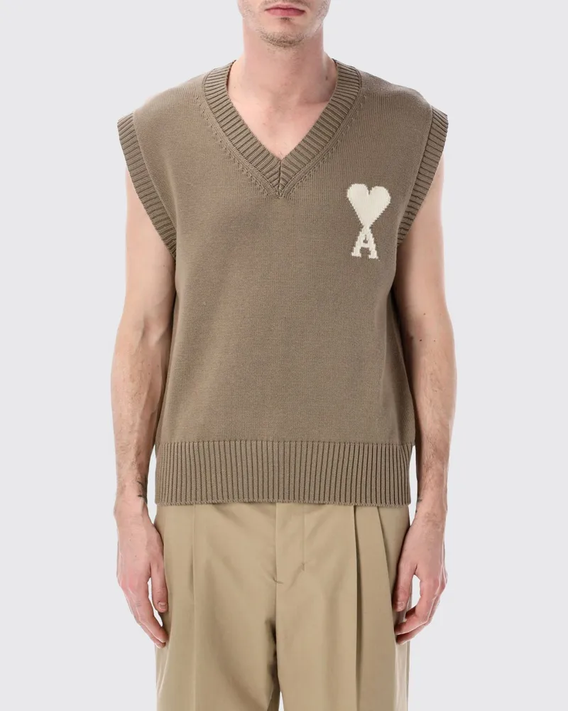 AMI Paris Pullover herren Beige