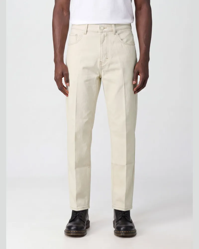 AMI Paris Straight-Jeans in Regular Fit aus Baumwolldenim Weiß