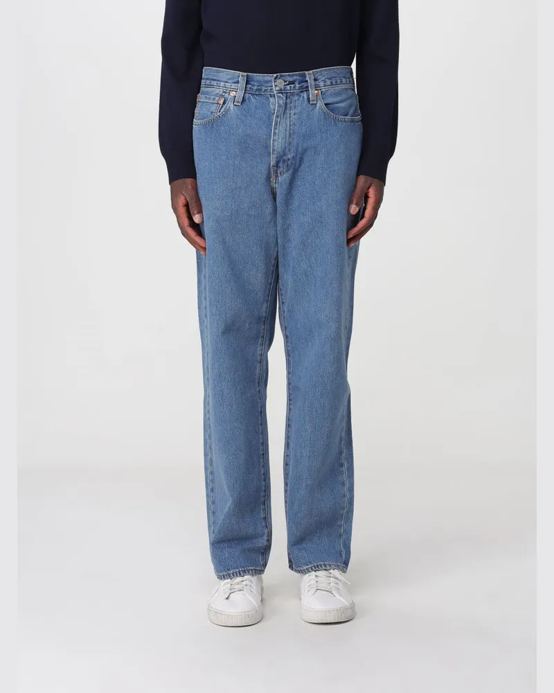 Levi's 568™ Straight-Fit Jeans aus Baumwolldenim mit mittlerer Leibhöhe Blau