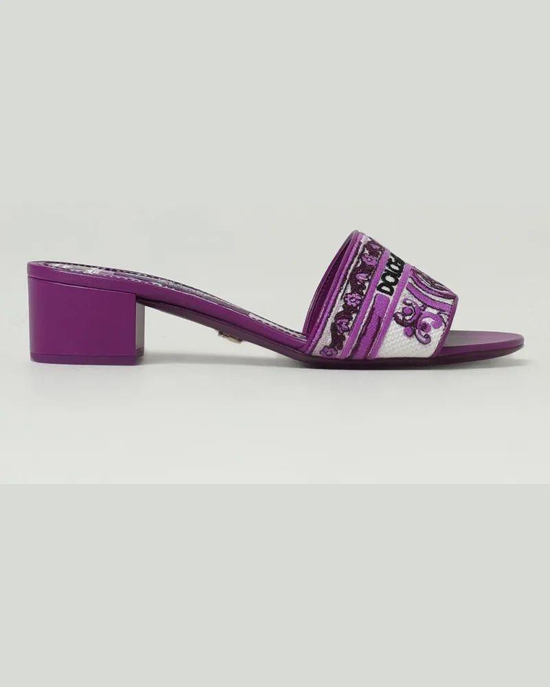 Dolce & Gabbana Flache sandalen damen Dolce & Gabbana Violett