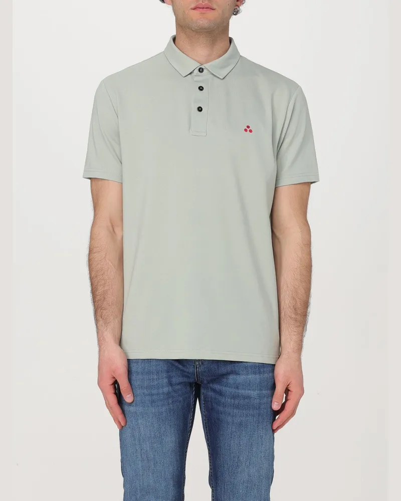 Peuterey Polohemd aus Baumwollmischung mit Logo Grün