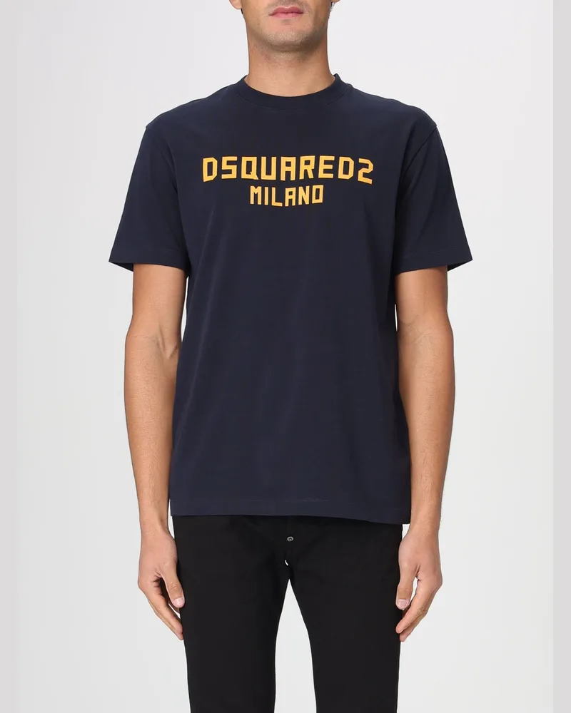 Dsquared2 T-shirt herren Blau