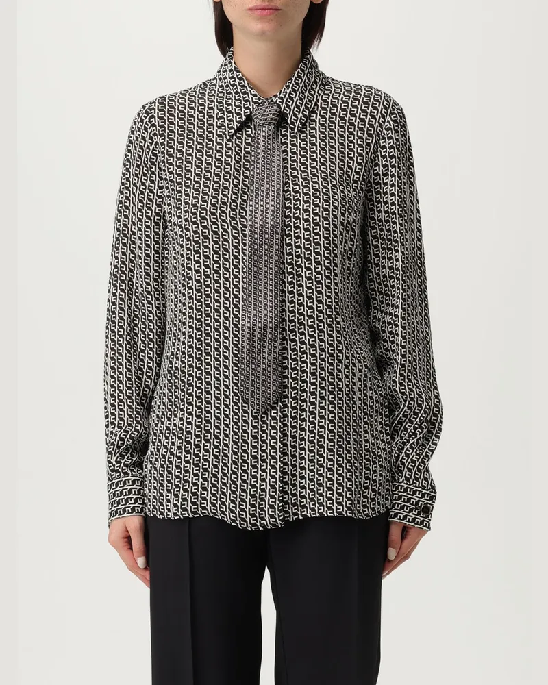Elisabetta Franchi Hemdbluse damen Schwarz